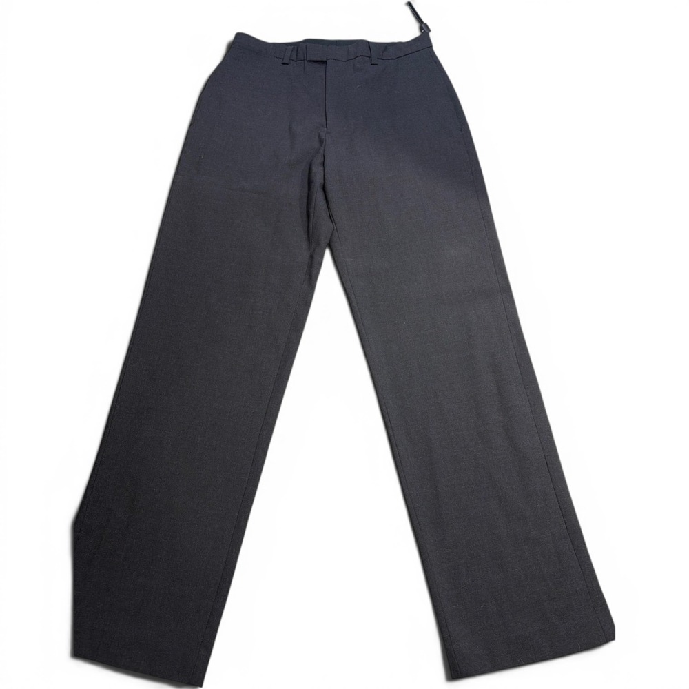 Banana Republic Emerson Mens 33x34 Gray Wool Blend Dress Pants Straight Leg